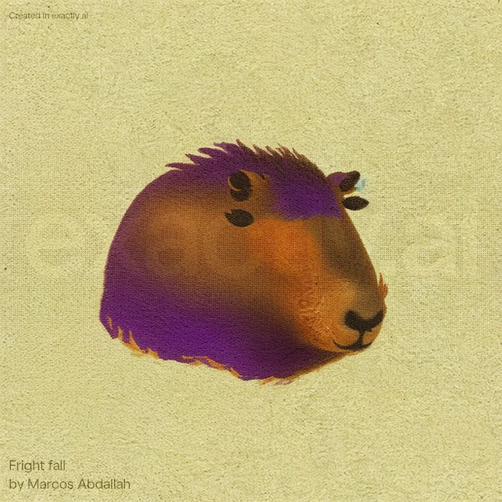 Guinea pig created with Fright fall by Marcos Abdallah