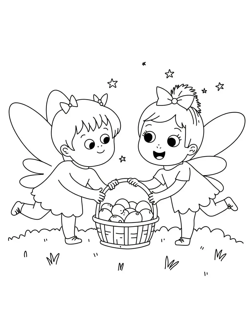 Example of image generated by the "Colouring Pages" model