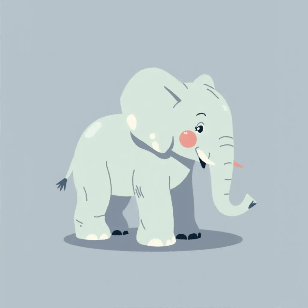 Example of image generated by the "Flat Colourful" model