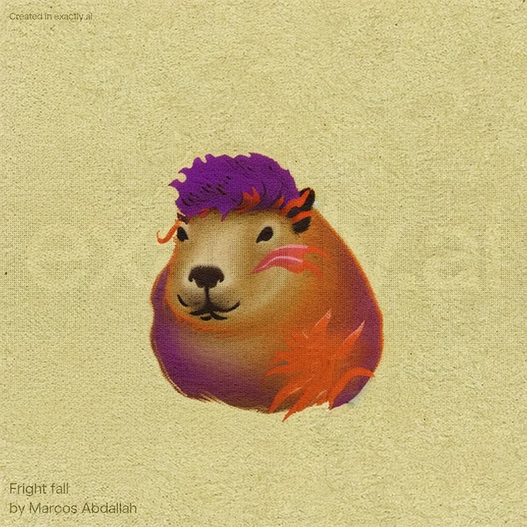 Guinea pig created with Fright fall by Marcos Abdallah