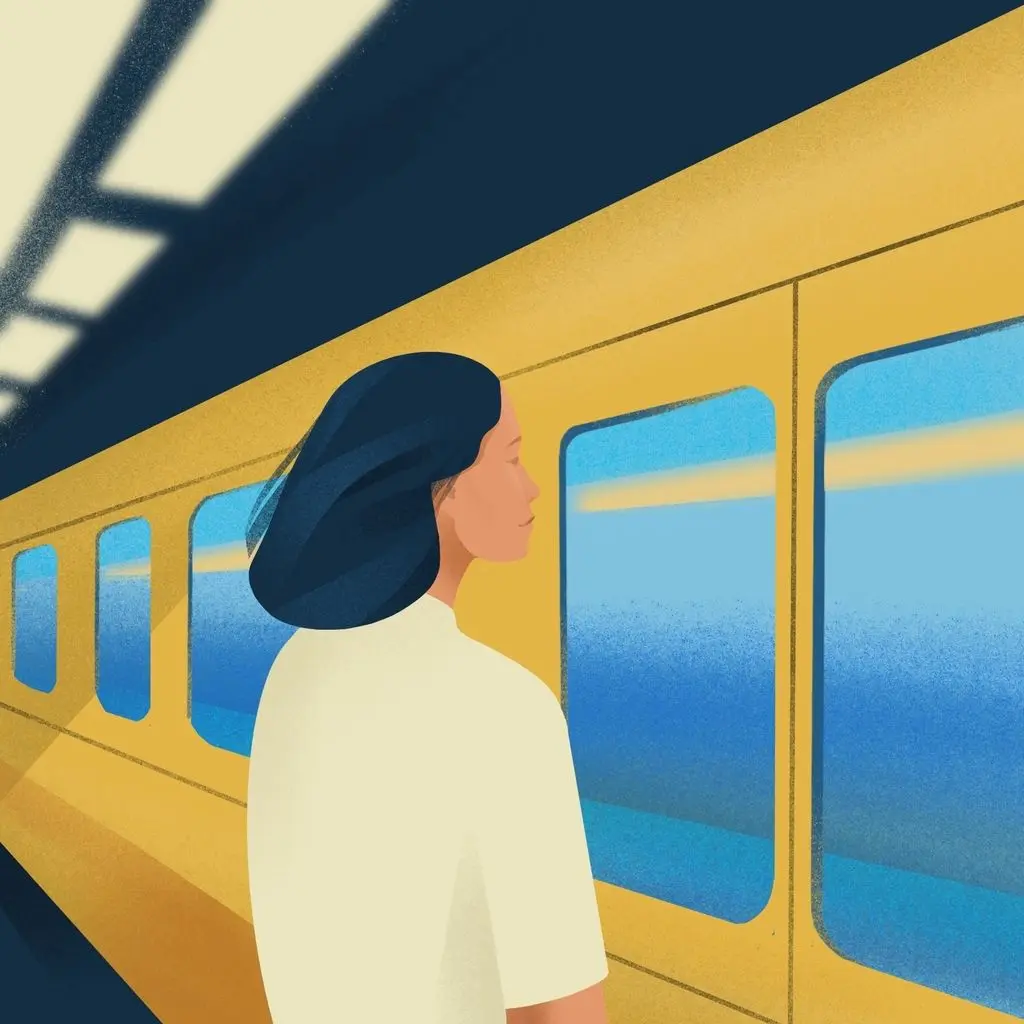 Image from the training dataset for the "Vibrant Journeys" model