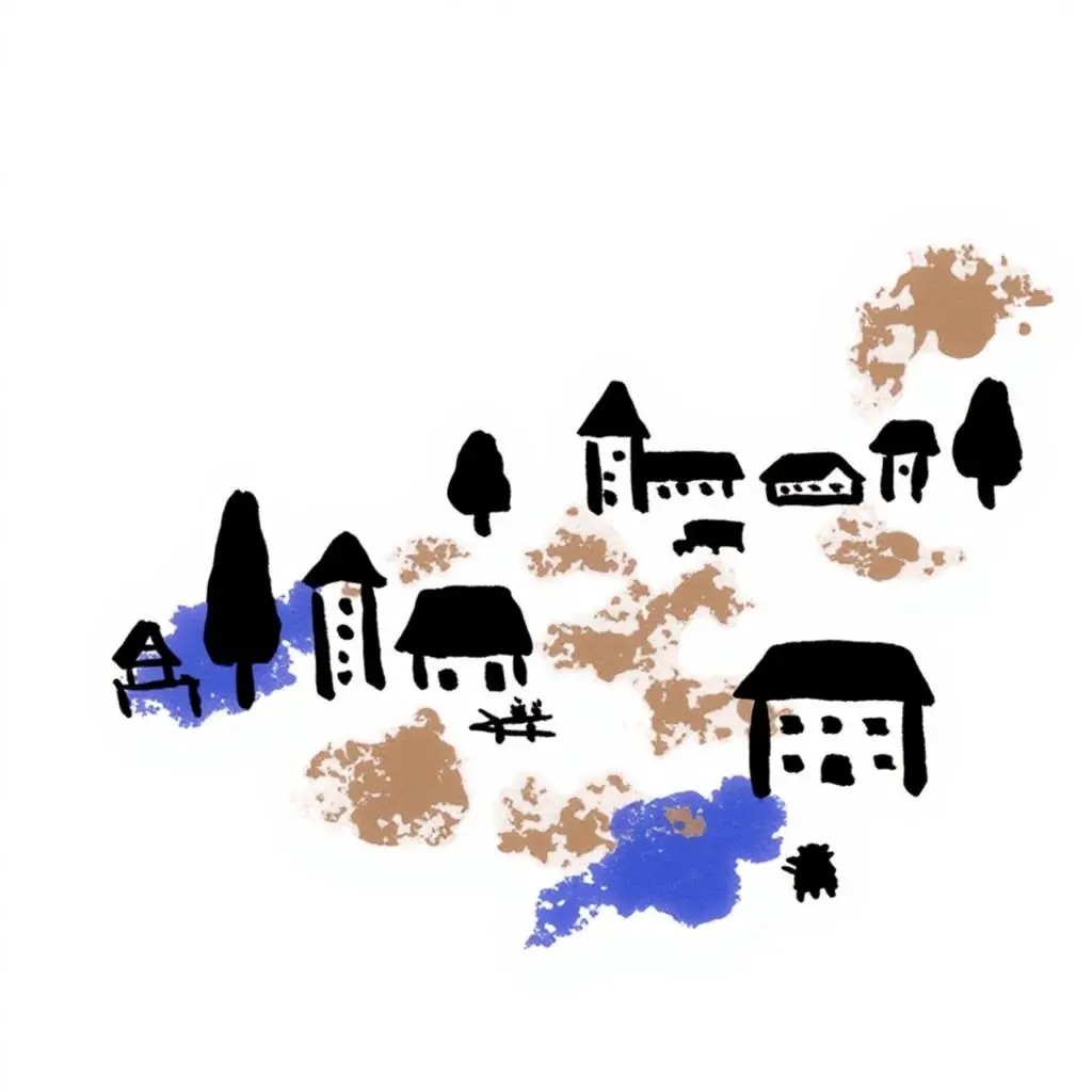 Example of image generated by the "Black Wave" model