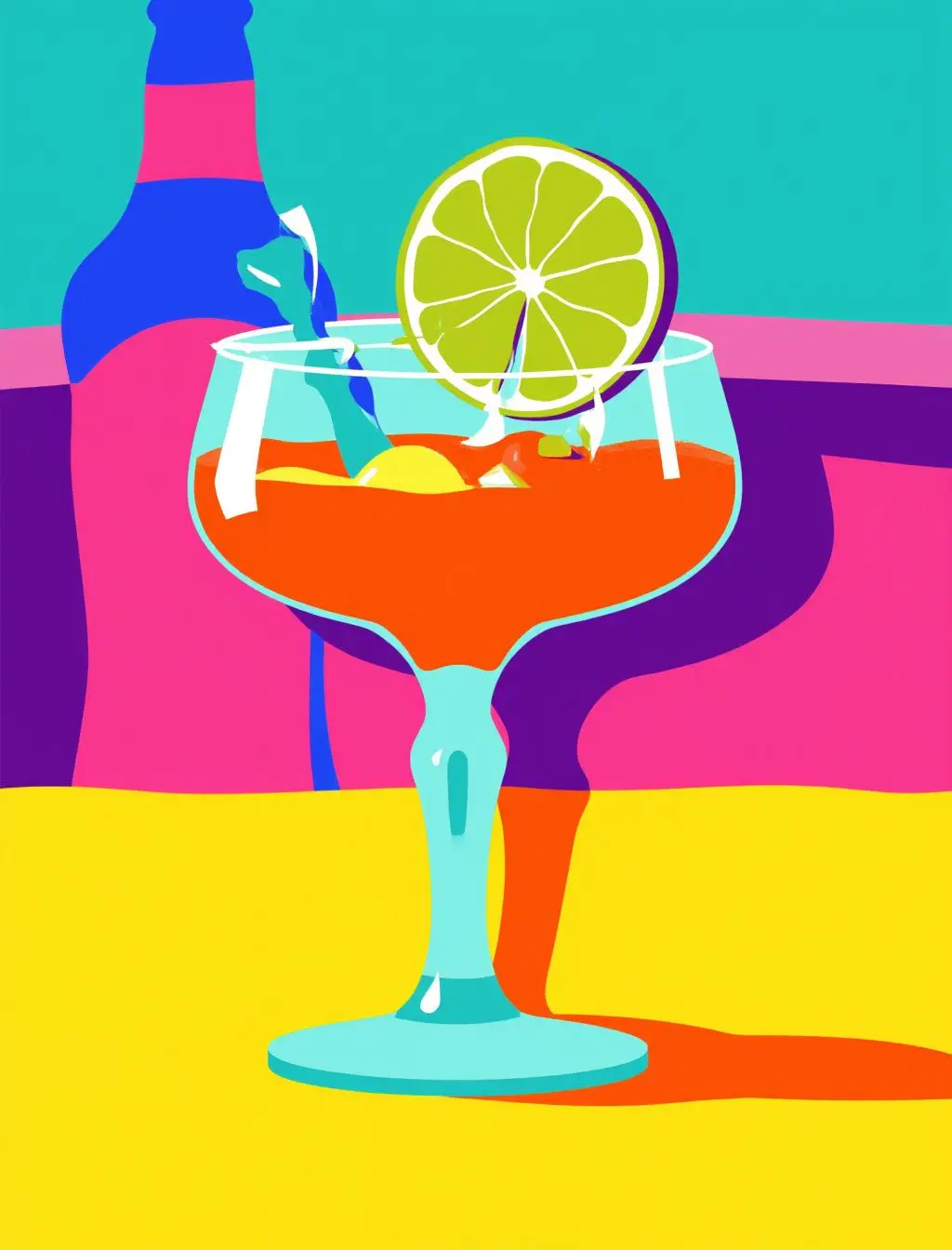Example of image generated by the "Bold Chromatics" model