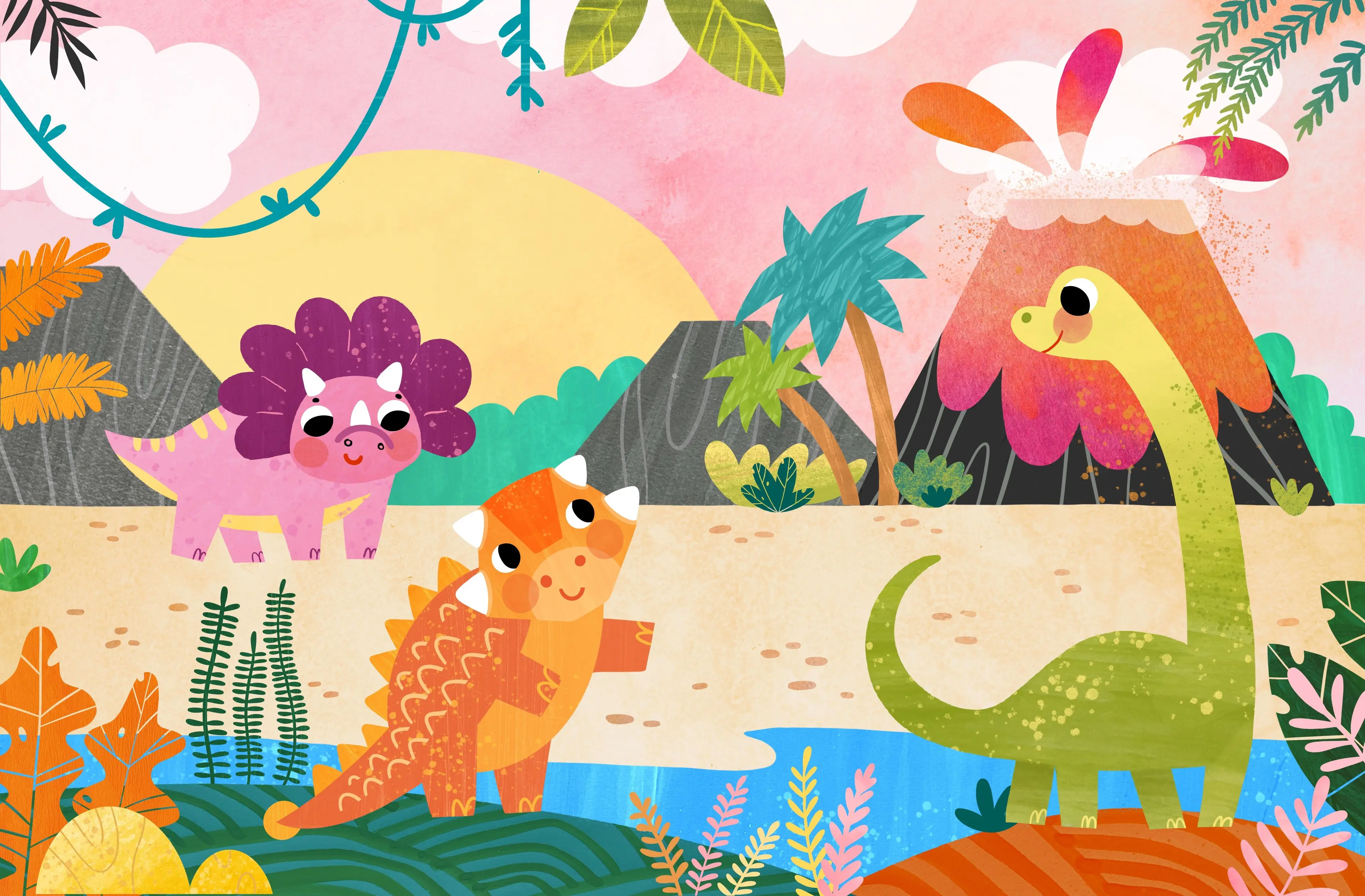 Image from the training dataset for the "Playful Friends" model