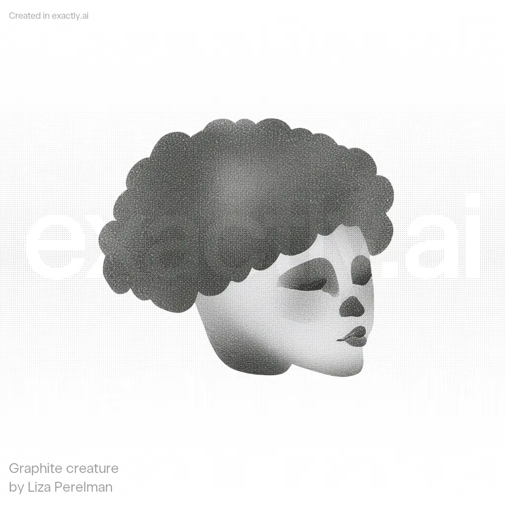 Mog created with Graphite creature by Liza Perelman