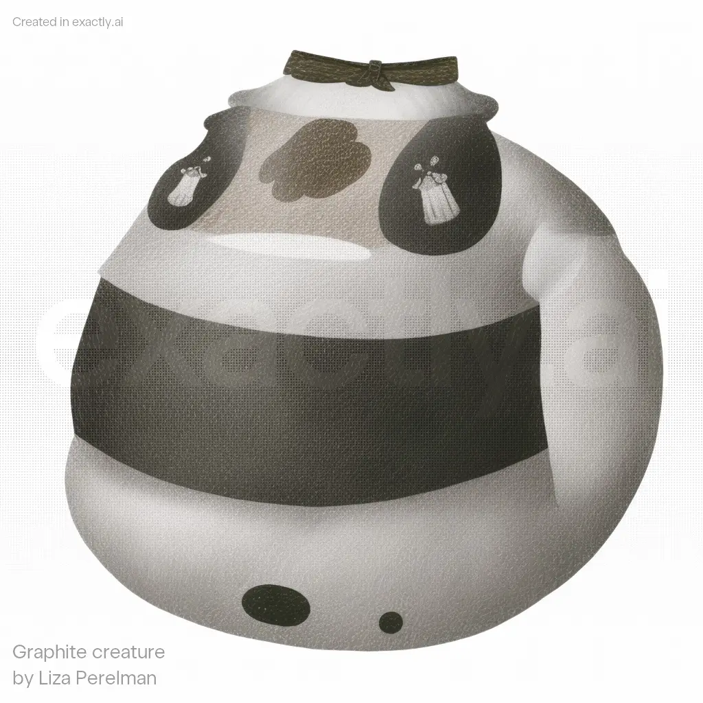 Pussy created with Graphite creature by Liza Perelman