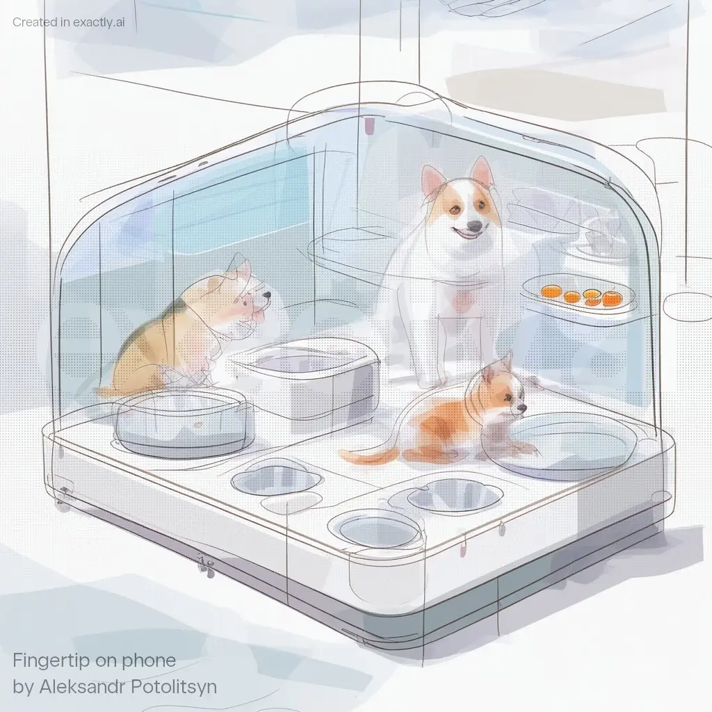 Dog house created with Fingertip on phone by Aleksandr Potolitsyn