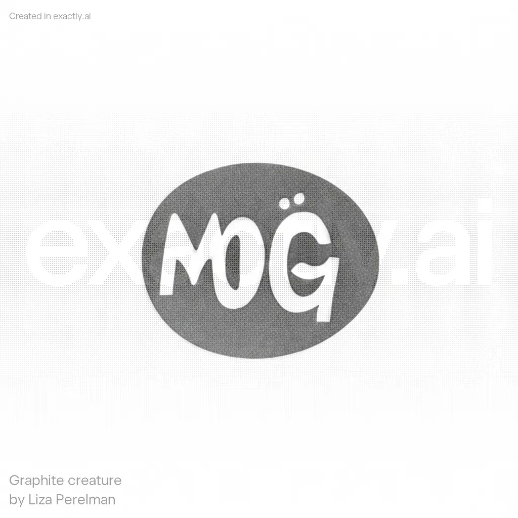 Mog created with Graphite creature by Liza Perelman