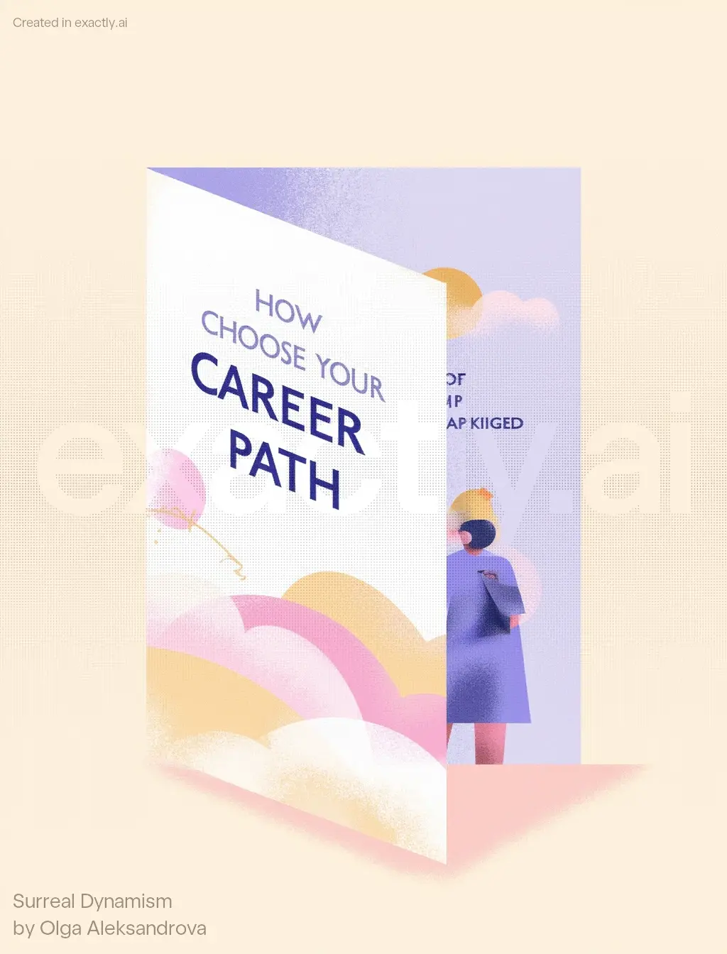 Career Path Brochure created with Surreal Dynamism by Olga Aleksandrova