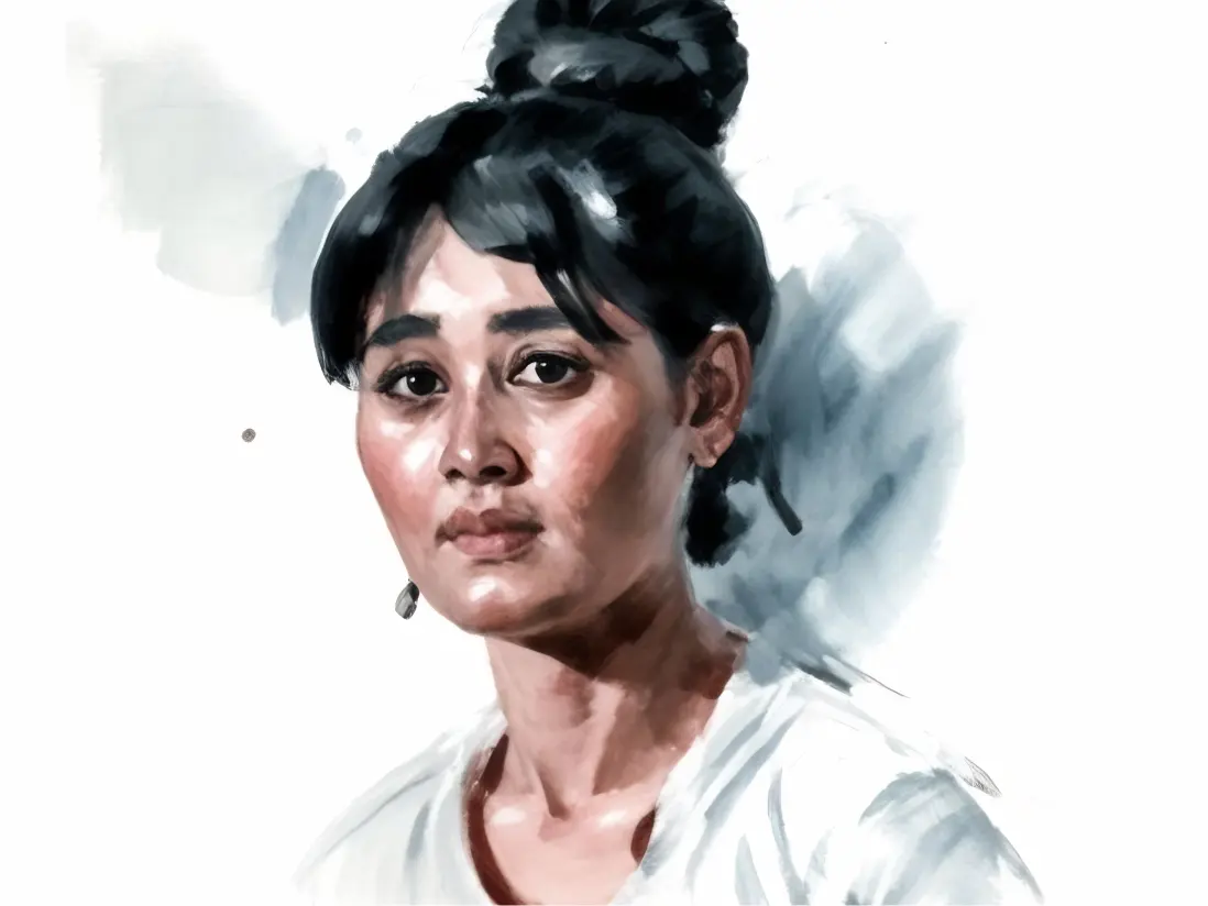 Example of image generated by the "Realistic watercolour" model