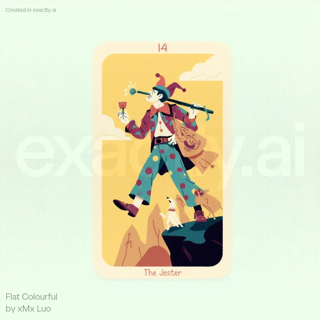 The Jester's Journey created with Flat Colourful by xMx Luo