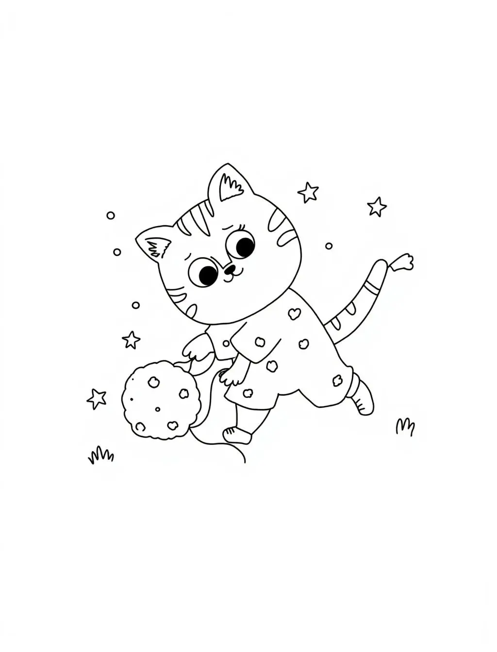 Example of image generated by the "Colouring Pages" model