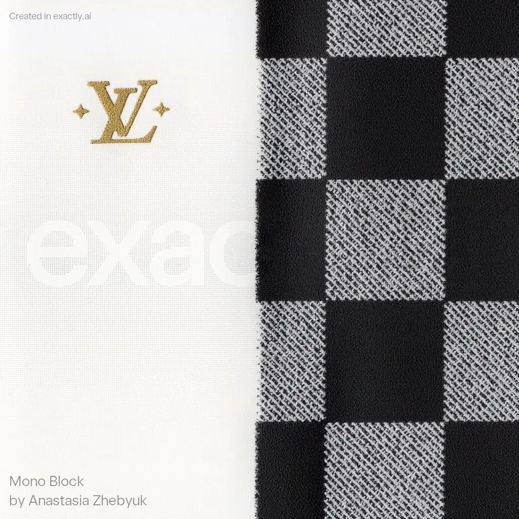 Luxury Brand Patterns created with Mono Block by Anastasia Zhebyuk