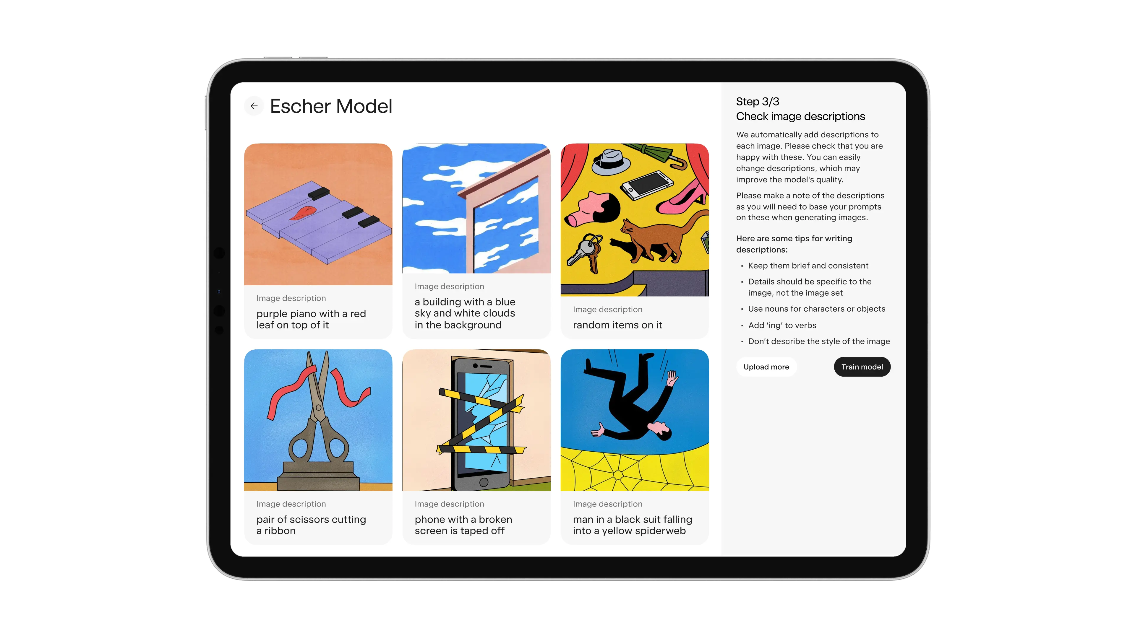 Images used by Aleksey Pushkarev to train his AI model