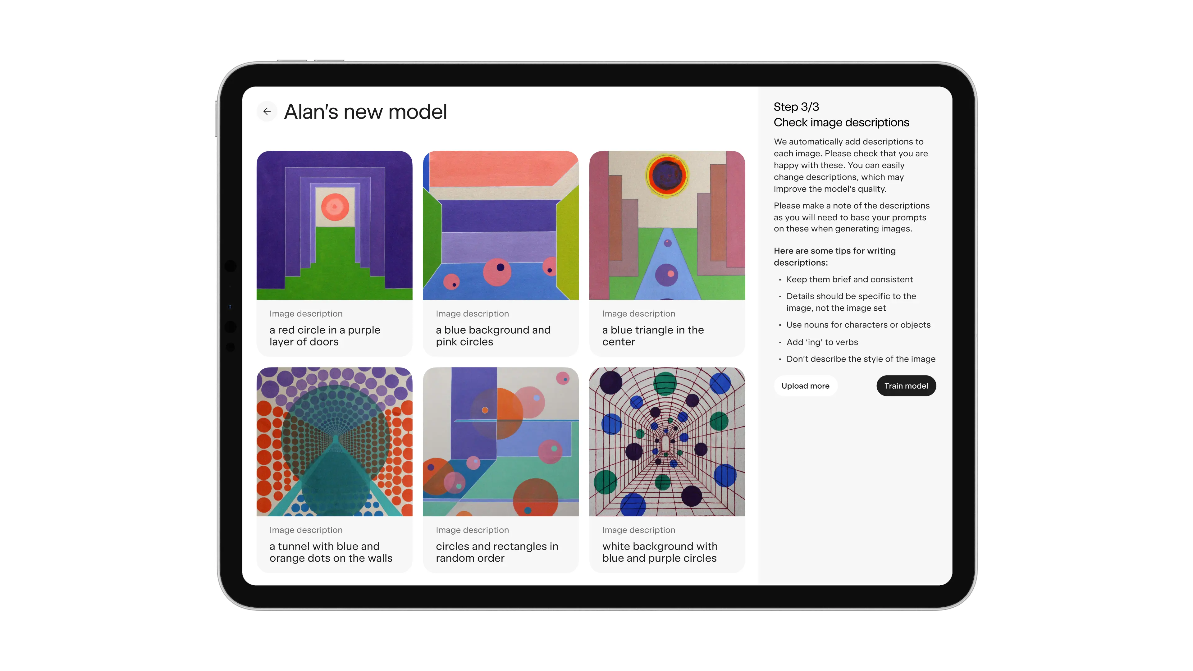 Original artworks by Alan Lacke trained as exactly.ai model