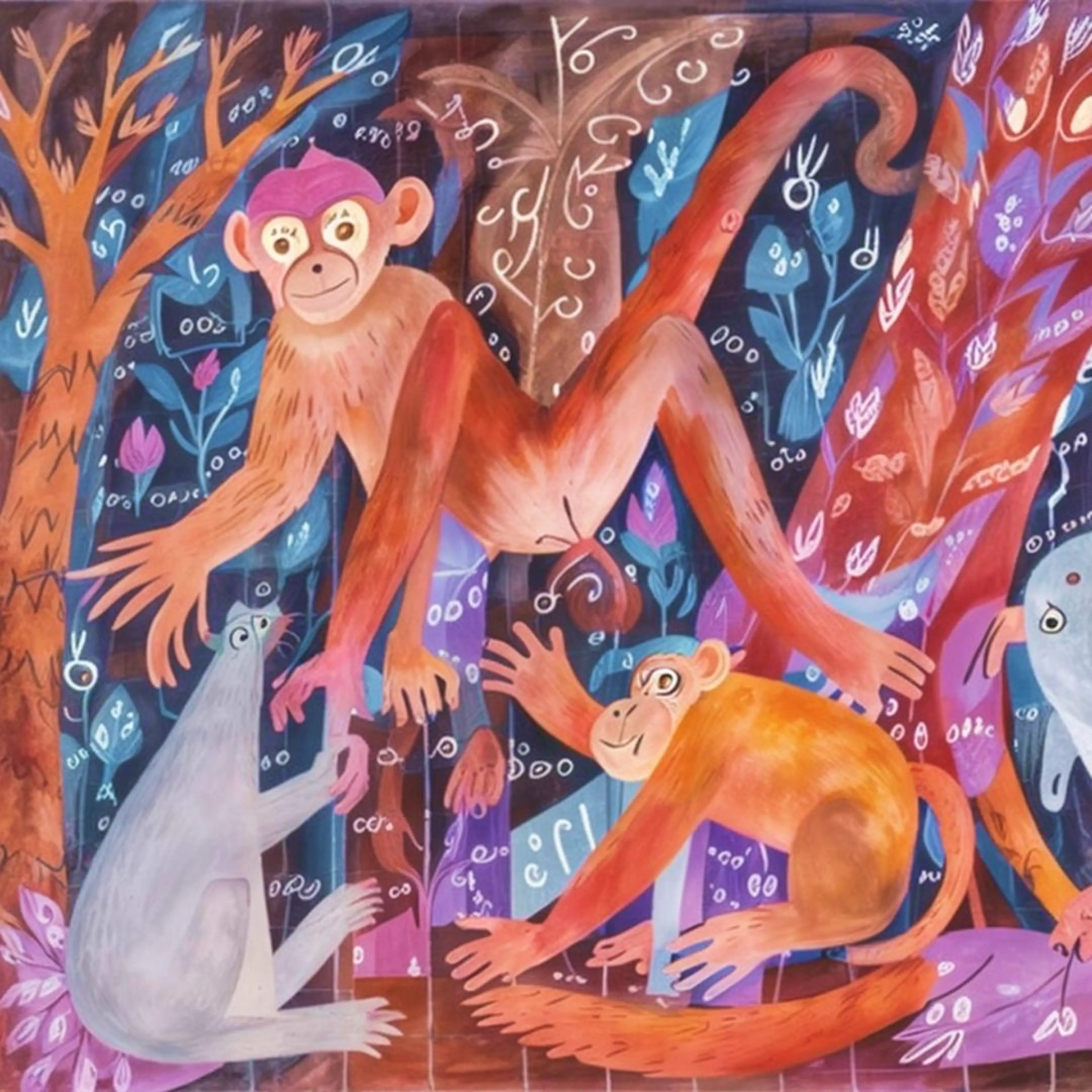 Jungle Book’ image generated based on Maria's artwork in exactly.ai