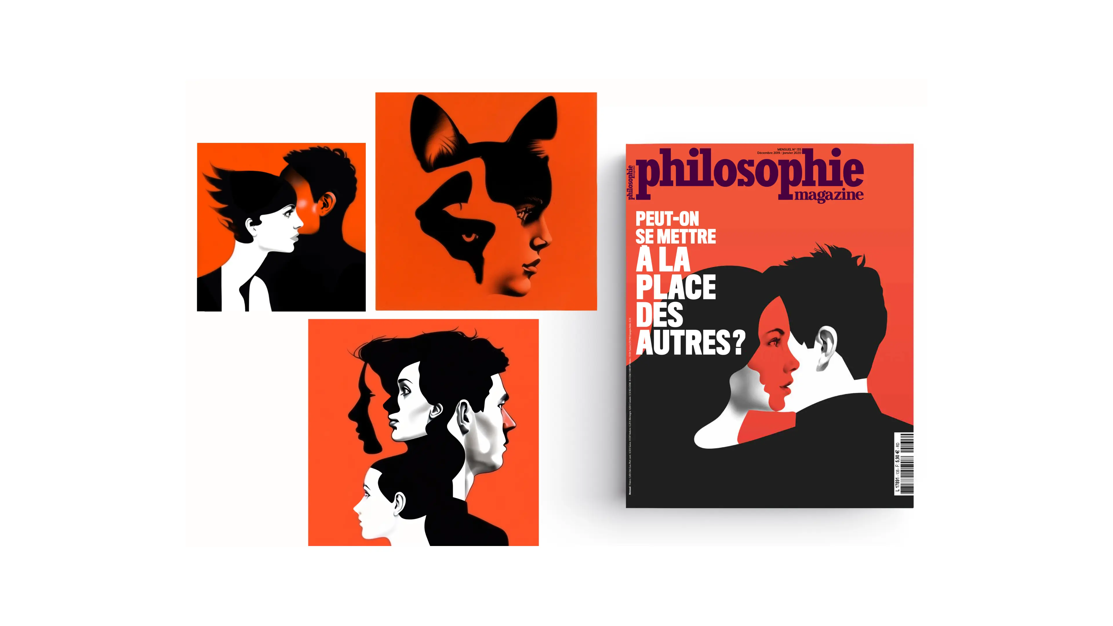 Images generated by Anna Xenz using exactly.ai; Philosophie Magazine cover by Anna Xenz